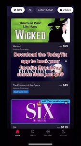 🚨 Don't miss your chance to book Broadway tickets from $49! Search the biggest selection of shows and get tickets now. | TodayTix