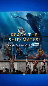 Yo Ho, Yo Ho! 🏴‍☠️ Journey with the roguish and charming Captain Jack Sparrow and his crew in a thrilling new show “Captain Jack Sparrow & the Siren Queen” on the Disney Imagination Garden's Garden Stage. Go on a swashbuckling adventure to break a sinister curse, as they face off with the towering Siren Queen in the hunt for dazzling treasure💎​ New sailings available! Book now at disneycruise.com/bookyouradventure to be among the first to experience the all-new Disney Adventure!​ #DisneyCruise