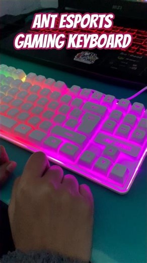 Ant Esports MK700 V2 TKL Backlit Gaming Keyboard review ⭐#gamingkeyboard #youtubeshorts #shortindia