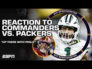 Commanders vs. Packers REACTION 🏈 Green Bay are RIGHT THERE with the Eagles! - Damien Woody | SC