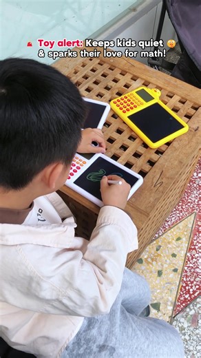 For kids who avoid math books, this LCD game screen changes everything. #babytoys #TikTokDeals #ChristmasGift #TikTokShopHolidayHaul #montessori