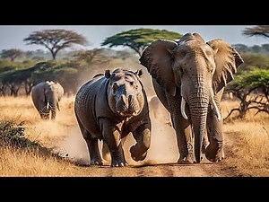 Elephant Vs Hippopotamus ~ Who Would Win This Heavy Fight?