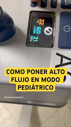 56 reactions | Cómo poner el alto flujo airvo 2 en modo pediátrico #enfermeria #uci #airvo2 | Enfermeria en Corto | Facebook