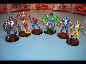 MARVEL MINIATURE ALLIANCE 6 FIGURINE BOXED SET TOY REVIEW