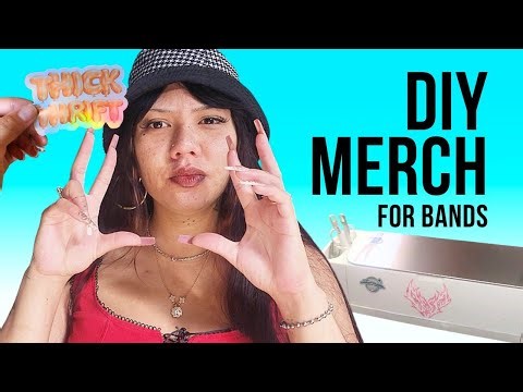 Making Custom Merch for Local Bands (Cricut)