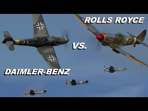3x MESSERSCHMITT Bf-109 vs. SPITFIRE | Hangar 10 Fly In 2018