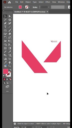 Adobe Illustrator 2026: How to Design the Valorant Logo Step-by-Step | Graphic Design Tutorial