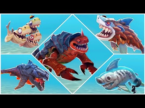 NEW ALL SPECIAL SHARK + DEMON SHARK GAMEPLAY 2025 (LEVIATHAN UPDATE) - Hungry Shark Evolution
