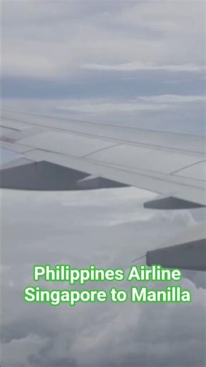 Philippine Airlines Flight Singapore to Philippines #philippineairlines