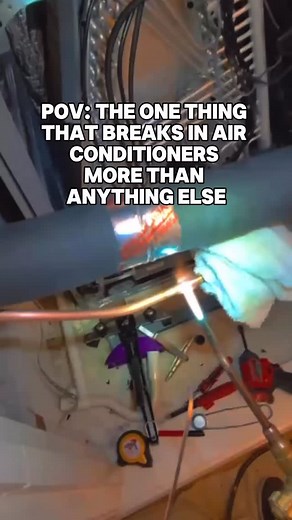 Refrigerant lines and their connections often fail because they constantly operate under pressure and temperature changes 🌡️ While the air conditioner runs, the lines heat up and cool down, which can eventually cause tiny cracks or leaks. They’re also affected by vibrations from the compressor and outside factors like corrosion or poor installation. If the connections weren’t tightened properly or were made incorrectly, they may start leaking refrigerant even long after the system was installed