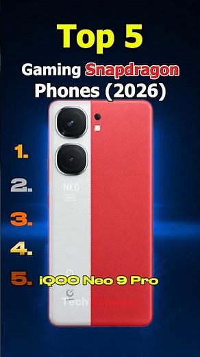 Gaming Monsters 💀 Top 5 Snapdragon Phones 🔥 Right Now (Best Gaming Phones 2026 ) #smartphone #tech