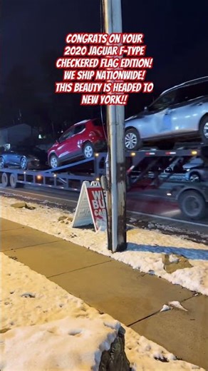 Another one sold! This 2020 Jaguar F-Type is headed to New York! Specializing in out state sales!