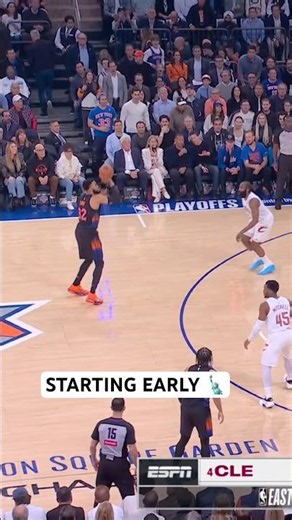 The Knicks flexing their muscles early in Game 2