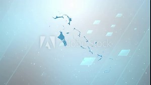 4K UHD, 3840 x 2160 Pixels, Bahamas Country Map Background Works with all editing Programs Suitable for Patriotic Programs, Corporate Intros, Tourism, Presentations