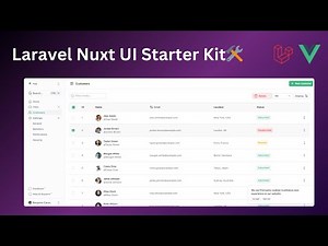Laravel Nuxt UI Starter Kit 🚀 | How to Integrate UI Components for Dashboards