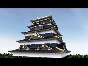 江戸城天守内部CG