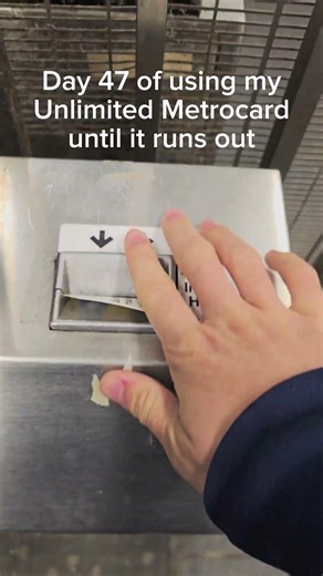 Day 47 of using my Unlimited Metrocard until it runs out (47/60)