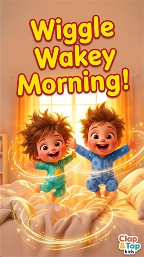 Wiggle-Wakey Morning ☀️ Kids Wake-Up Song | Clap & Tap Kids