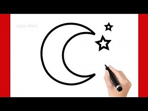 HOW TO DRAW A MOON