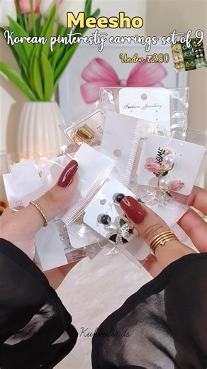 9 TRENDY Earrings You’ll Want ASAP 😍✨ | Affordable Jewellery Haul #meesho #earrings #viral