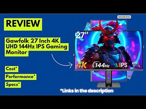 Gawfolk 27" 4K 144Hz Gaming Monitor Review | Stunning IPS Display for PC, PS5 & Xbox Best 4K Budget