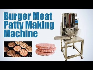 2022 new hamburger meat patty making machine | automatic burger forming machine | meat processing