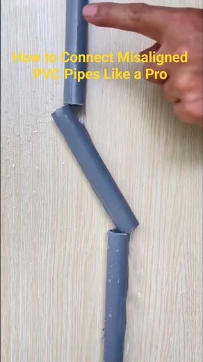 ​How to Connect PVC Pipes That Don't Line Up