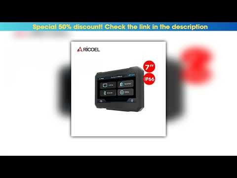 Flash Sale Hot sale 7 Inch Touch Screen Waterproof IP65 Wireless CarPlay & Android Auto Tablet GPS•