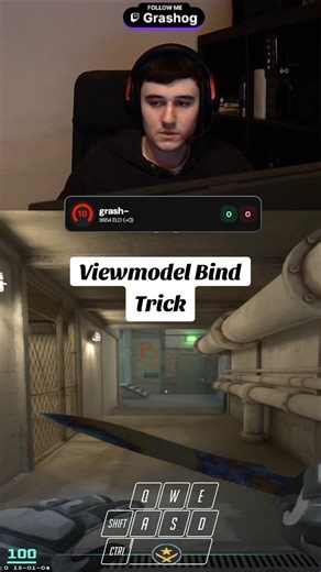Viewmodel Bind Trick #cs2tactics #cs2tips #cs2tricks #cs2 #cs2memes