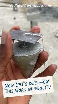 HOW TO USE PLUMB BOB FOR BLOCK SETTING 👷‍♀️🚧🧱 #construction #architecture