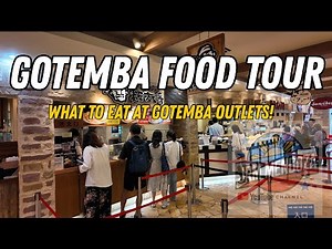 [4K] FOOD COURT TOUR GOTEMBA PREMIUM OUTLETS | What to Eat at Gotemba Food Bazaar