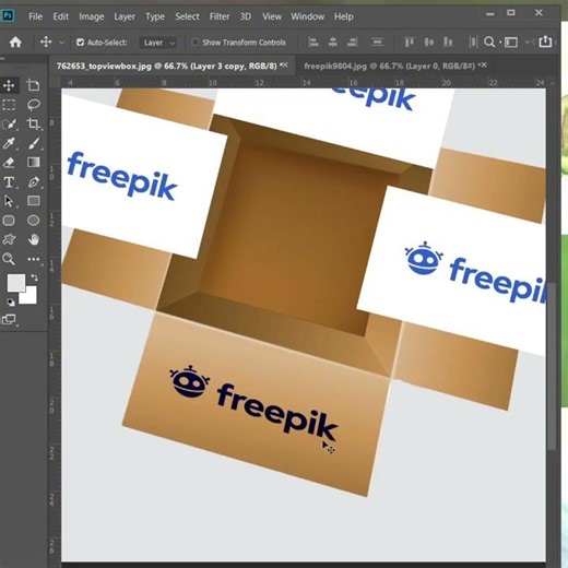 how to make logo mockup in box? || quick mockup || photoshop tutorial | #stepbystep #graphicdesign