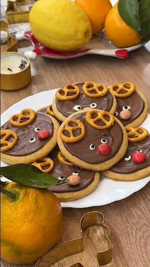 Gingerbread Reindeer Cookies 🦌🍪