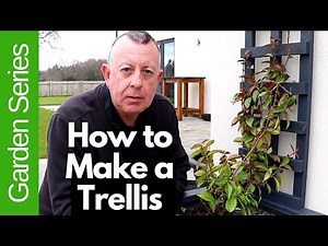 How to Make a Garden Trellis