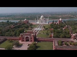 Taj Mahal Drone View | Taj Mahal Stock Footage | Free Stock Video