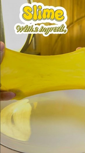 How to make slime with 2 ingredients ✨ #slime #diy #satisfying