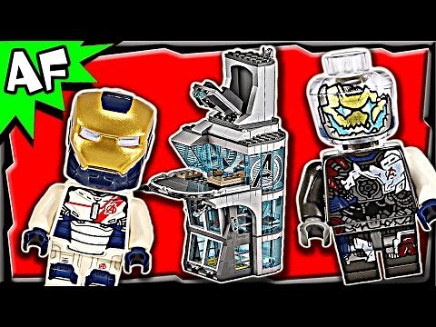Lego Avengers Attack on AVENGERS TOWER 76038 Marvel Super Heroes Stop Motion Build Review