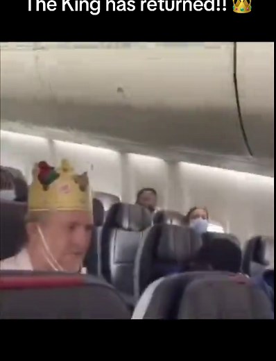 The Return of the Burger King Guy on a Plane