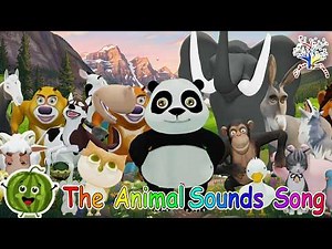 Animal Sounds Song 🎵 | Learn Animals & Their Sounds for Kids