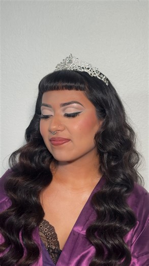 MIREYA My gorgeous goth bride ☠️💍✨ The day finally came! I met Mireya early this year for her 2 photoshoots! She has the funnest request for glam! Congratulations to this beauty and thank you and your family for trusting me 🫶🏻 | Katelyn Reeves