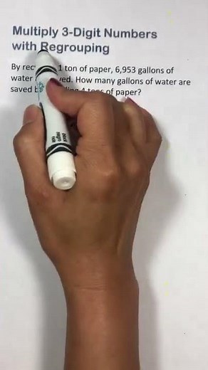 4th Grade Math Video (Kids Math) - Multiply 3 digit numbers with regrouping word problem