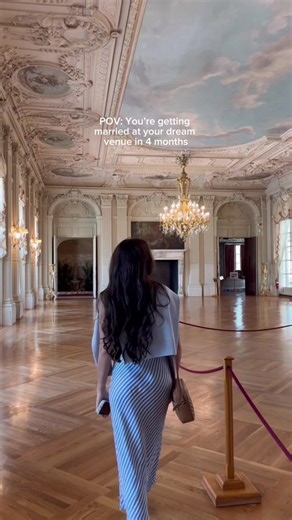 I fell in love with Rosecliff at 16 on a field trip and knew I’d get married here one day 🥹 #weddings #weddingplanning #weddingvenue #rosecliffmansion #newportri