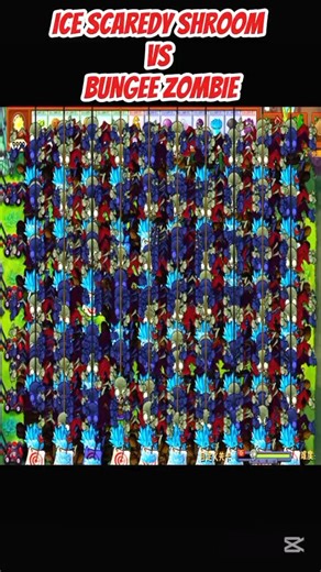 *ICE SCAREDY VS BUNGEE ZOMBIE*#shorts #short #pvz #youtubeshorts #shortvideo #pvzfusion #gaming