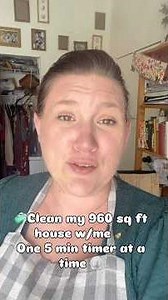 🧼Clean my 960 sq ft house w/me 🧹One 5 min timer at a time ⏲️ #apartmenttherapy