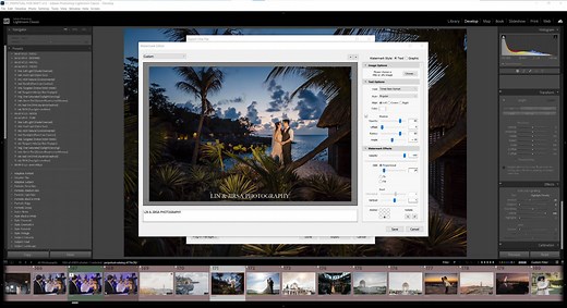 How to create and edit a watermark in Adobe Lightroom