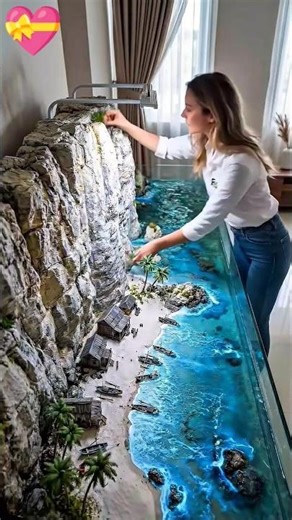 Transforming a Miniature Coast into a Realistic Ocean Paradise 🌊 | Satisfying DIY