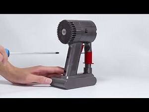 Motor Rear Cover+Pre&Post HEPA Filter Replace Video for Dyson V6 DC58 DC59 DC72 DC74 Vacuum Cleaner