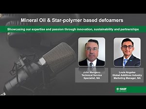 BASF’s defoamers product range: Mineral Oil and Star-polymer based