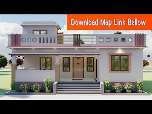 सबसे ज्यादा पसंद करने वाला घर का डिजाइन | 32'*35 3d House design II Village House Plan