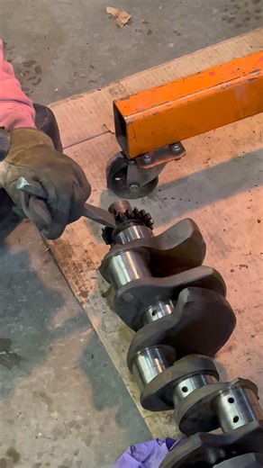 How To Remove an Old Timing Gear Off of A Crankshaft